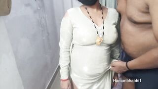 Indian Desi Aunty gets intimate with her boyfriend while her bhabhi's away - 2 image