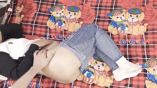 Indian beauty moans while getting her ass licked and creampied in close-up action - 3 image