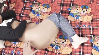 Indian beauty moans while getting her ass licked and creampied in close-up action - 5 image