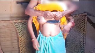 Desi Bhabhi Bakes Young Devar's Hard Cock in Indian Village - 5 image