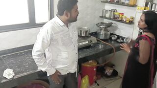 Kavita Bhabhi, the Indian beauty, gets her tight pussy pounded in the kitchen - 1 image