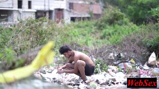 Petite Indian Beauty loses her way & begs for rough sex in the open - 2 image