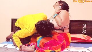 Watch this amateur Indian wife get her natural tits pounded hard & fast with rough sex & creampie action. - 3 image