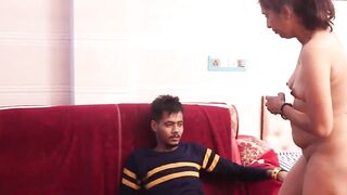 Indian MILF gets naughty with her neighbour for some hot sex and a massage - 6 image