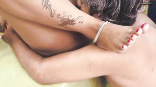 Step-family threesome with step-daughter, step-son & bride's best friend - Hindi audio - 10 image