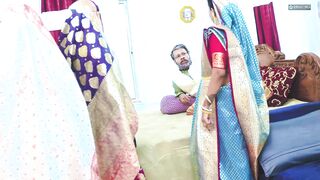 Step-family threesome with step-daughter, step-son & bride's best friend - Hindi audio - 2 image