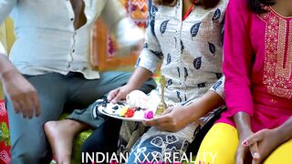 Dirty Desi Step-Sis Talk Dirty and Get Pounded in Indian XXX - 1 image