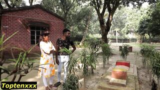 Watch this young Indian beauty's perfect body get desi-titted & seduced by her fit BF's hot foreplay - 3 image