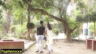 Watch this young Indian beauty's perfect body get desi-titted & seduced by her fit BF's hot foreplay - 4 image