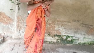 Desi Indian College Girl gets her face filled with multiple cumshots after sucking on Neibour's cock - 2 image