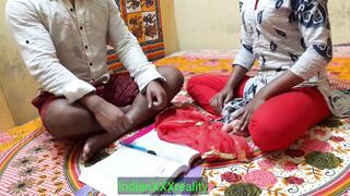 Watch this Desi student get her dirty talk skills tested by her best teacher XXX - 4 image