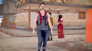Savita Bhabhi and Pya Bhabhi get their tight assholes drilled by a stranger in hot Desi action! - 7 image