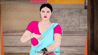 Savita Bhabhi and Pya Bhabhi get their tight assholes drilled by a stranger in hot Desi action! - 9 image