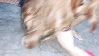 Watch this chubby maid moan while getting her wet pussy pounded by her house owner - 2 image