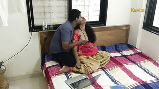 Kavita, Indian beauty, cheats on husband with brother-in-law's tiny dick in hot homemade sex tape - 3 image