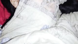 Stepbrother and stepsister share bed and get wild with each other's shaved pussies and tight pussies - 14 image