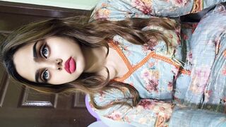 Step-Sister with perfect tits & nipples takes rough pounding in bedroom