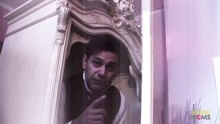 Two horny milfs go wild with a guy in a threesome with big cocks and piercings