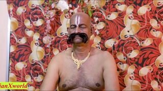 Indian Hot Sex: Desi girl and two horny forest guys share a hot threesome!