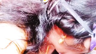 Indian housewife with huge natural tits cheats on husband with his father in doggy-style action