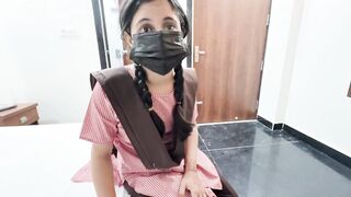 Watch this Indian college chick get her tight pussy licked and fucked by her boyfriend in reverse cowgirl position