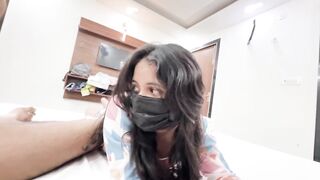 Horny Indian stepsis goes wild on cock in her home video