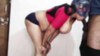 Big-titted maid sucks saab ji's morning wood before riding his BBC