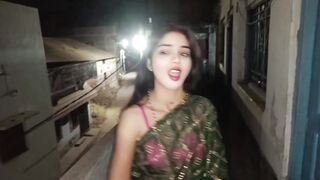 Cute Indian bhabhi's first time alone in a desi home video: Dirty talk, hotwife, and doggystyle action!