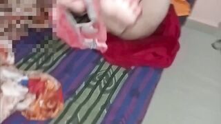 Hot Indian chick gets her natural tits and pussy slammed in hot roleplay action