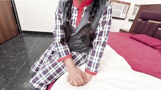 Watch this Indian college girl get her pussy drilled in reverse cowgirl action