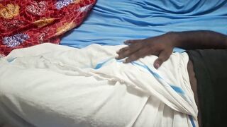 Naughty Indian nurse bangs her patient with a huge banana