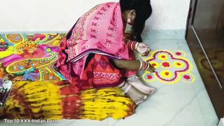 Indian Desi couple gets wild on Holi Fest & has intense sex - 1 image