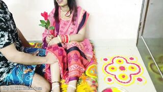 Indian Desi couple gets wild on Holi Fest & has intense sex - 4 image