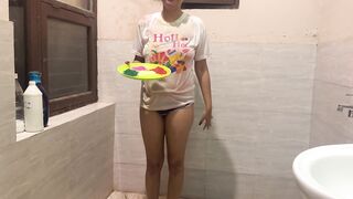 Desi Holi XXX: Dirty Talk, Big Ass & Deepthroat Action in Hindi