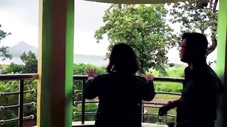 Hot Indian MILF On Her Wedding Anniversay Gives a Desi Deepthroat Blowjob with Risky Passionate Sex