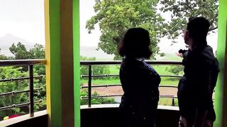 Hot Indian MILF On Her Wedding Anniversay Gives a Desi Deepthroat Blowjob with Risky Passionate Sex