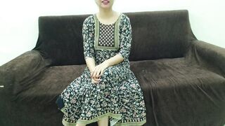 Step brother learns how to properly wear a tight Indian girl's bra and sucks like a pro!