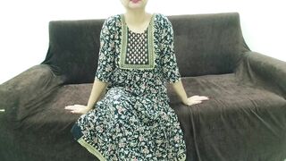 Step brother learns how to properly wear a tight Indian girl's bra and sucks like a pro!