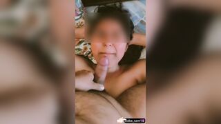 Step sister's deep throat skills are put to the test in a hot homemade blowjob compilation
