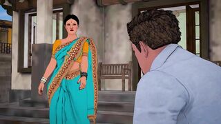 Sali Hand gets stuck in the Indian bathroom and takes a wild ride with her brother-in-law - 1 image