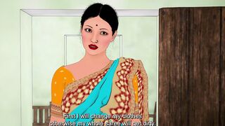 Sali Hand gets stuck in the Indian bathroom and takes a wild ride with her brother-in-law - 3 image