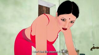 Sali Hand gets stuck in the Indian bathroom and takes a wild ride with her brother-in-law - 4 image