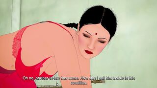 Sali Hand gets stuck in the Indian bathroom and takes a wild ride with her brother-in-law - 5 image