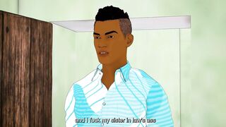 Sali Hand gets stuck in the Indian bathroom and takes a wild ride with her brother-in-law - 8 image