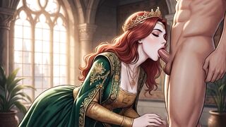 Princess with huge boobs lets you plow her palace with your huge cock - 3 image
