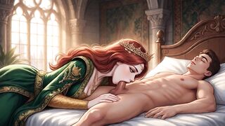Princess with huge boobs lets you plow her palace with your huge cock - 5 image