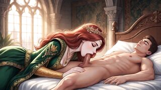 Princess with huge boobs lets you plow her palace with your huge cock - 6 image