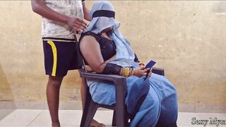 Naughty Indian Aunty Gives a Close-Up BJ & Gets a Hot Creampie - 2 image