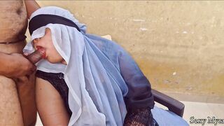 Naughty Indian Aunty Gives a Close-Up BJ & Gets a Hot Creampie - 5 image