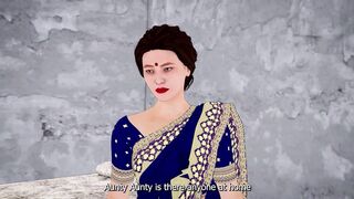 Dirty Hindi friend leaves and Indian Aunty's tight pussy gets stuffed with his hard cock - 6 image